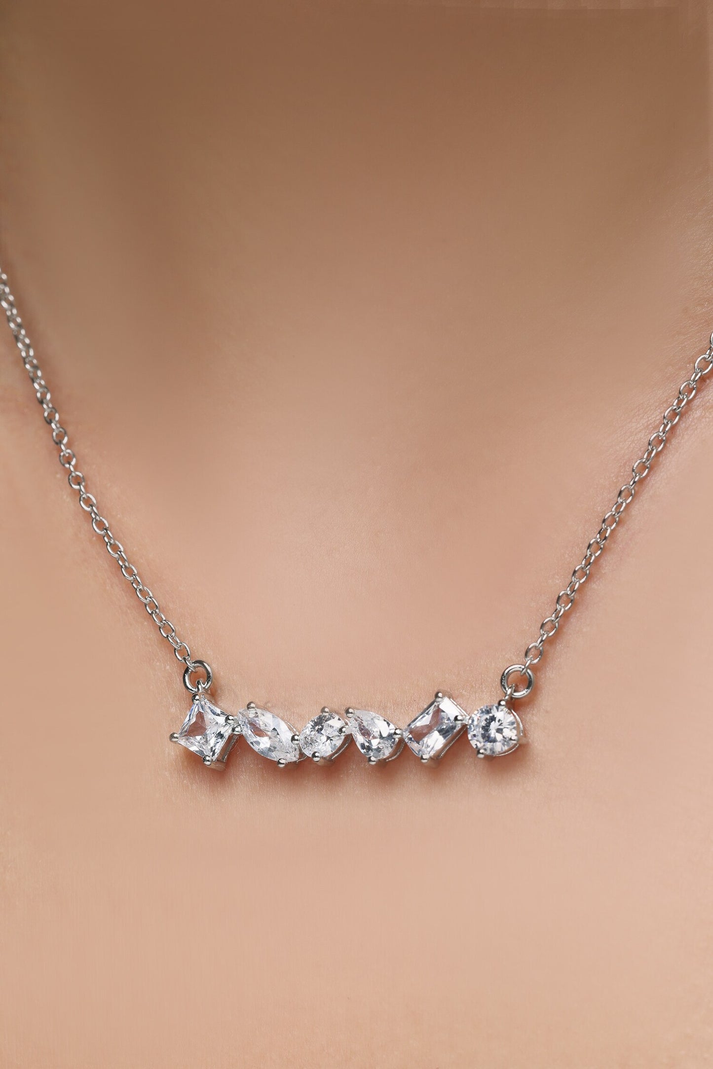 Forever Bloom CZ Necklace