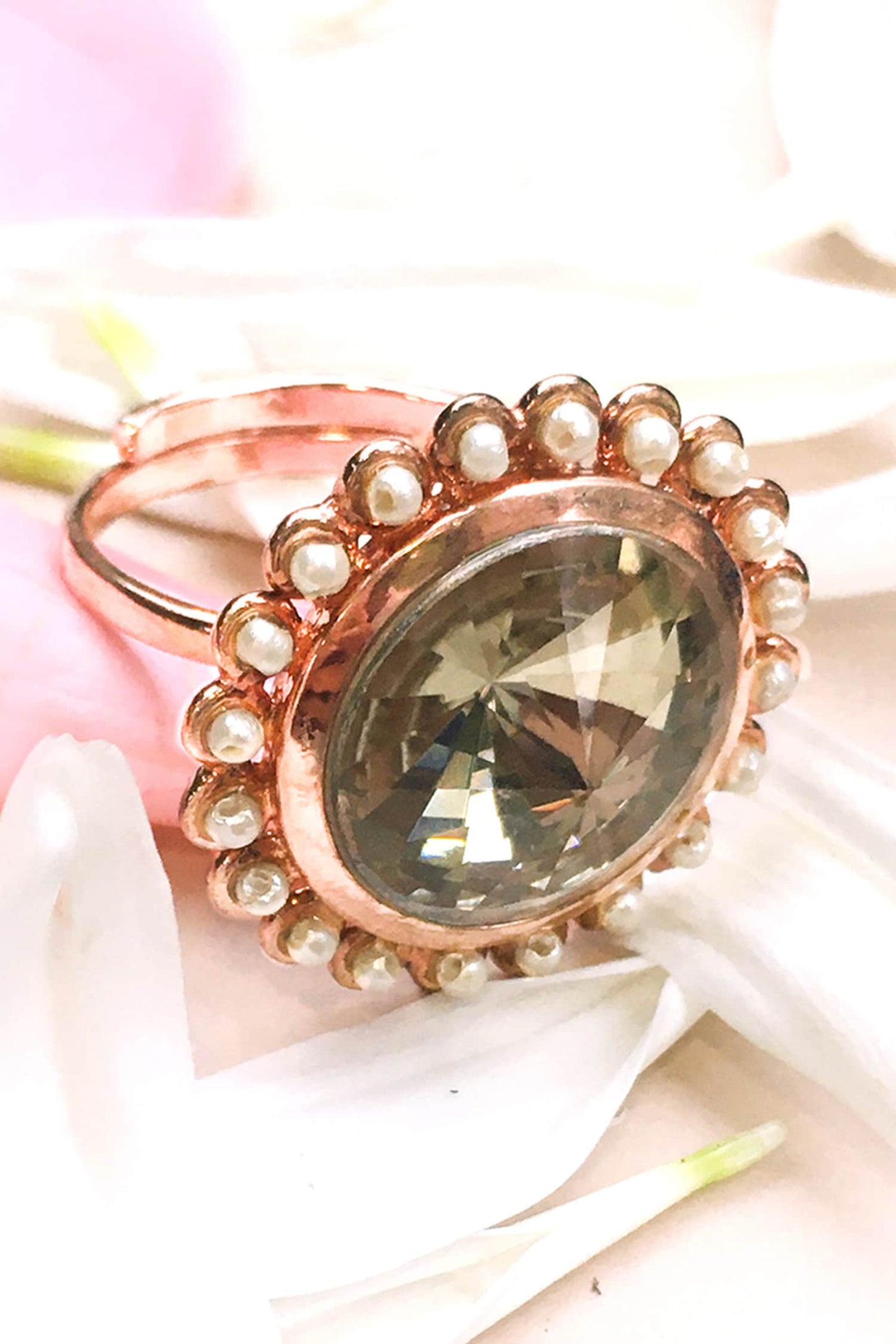 Flora Bloom Embellished Ring