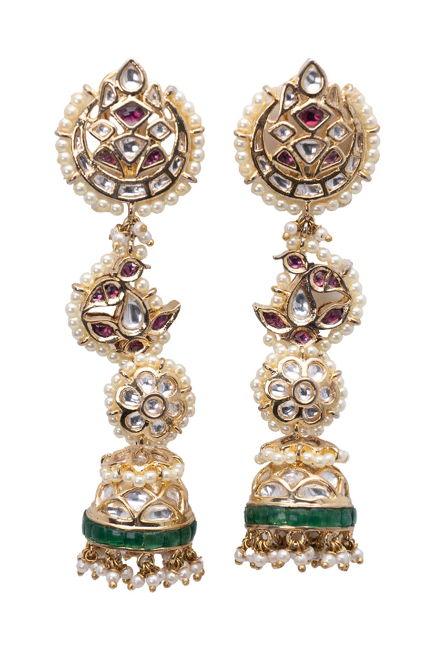 Kundan & Pearl Designer Earrings