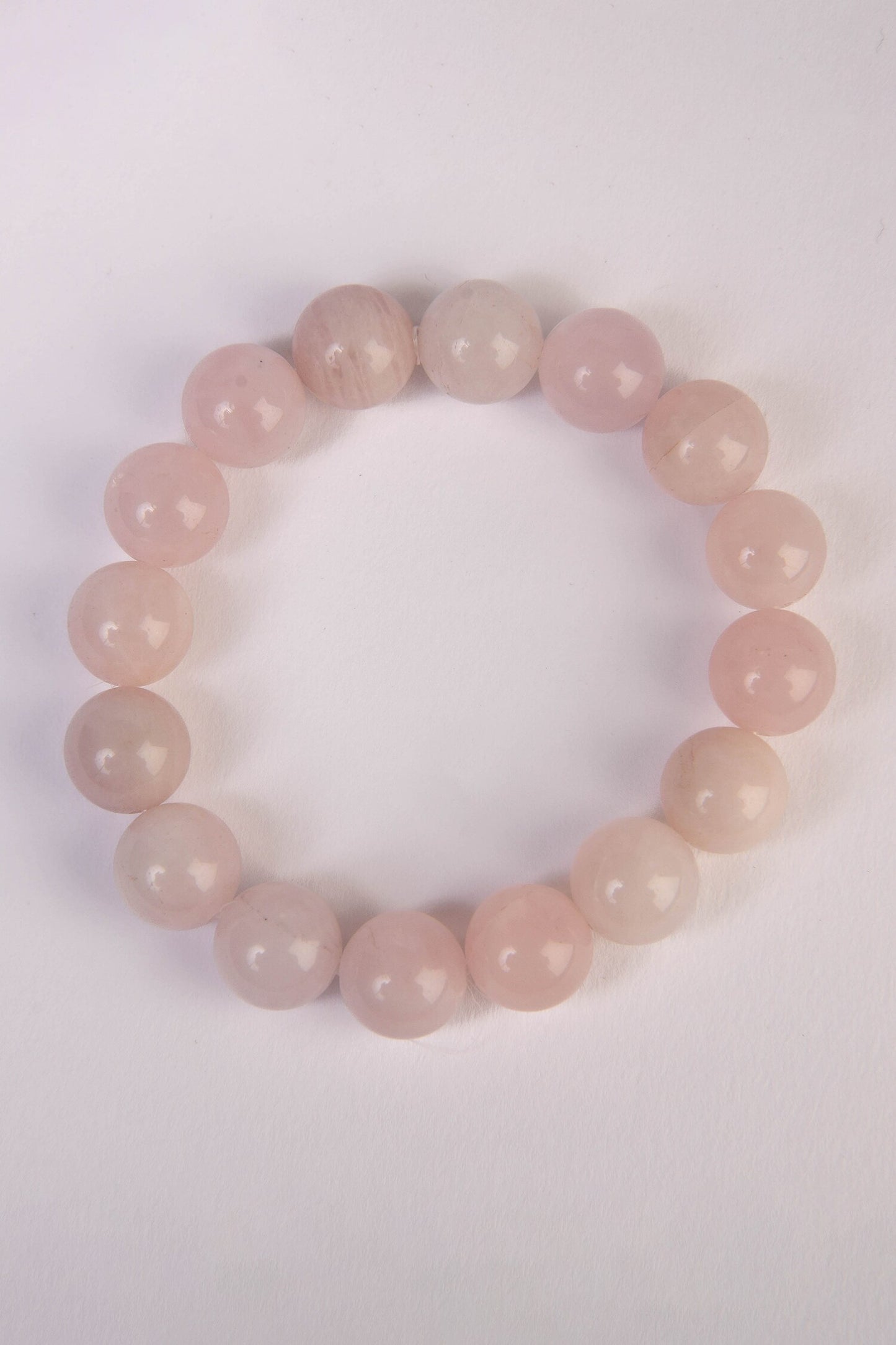 Adjustable Rose Quartz Gemstone Bracelet