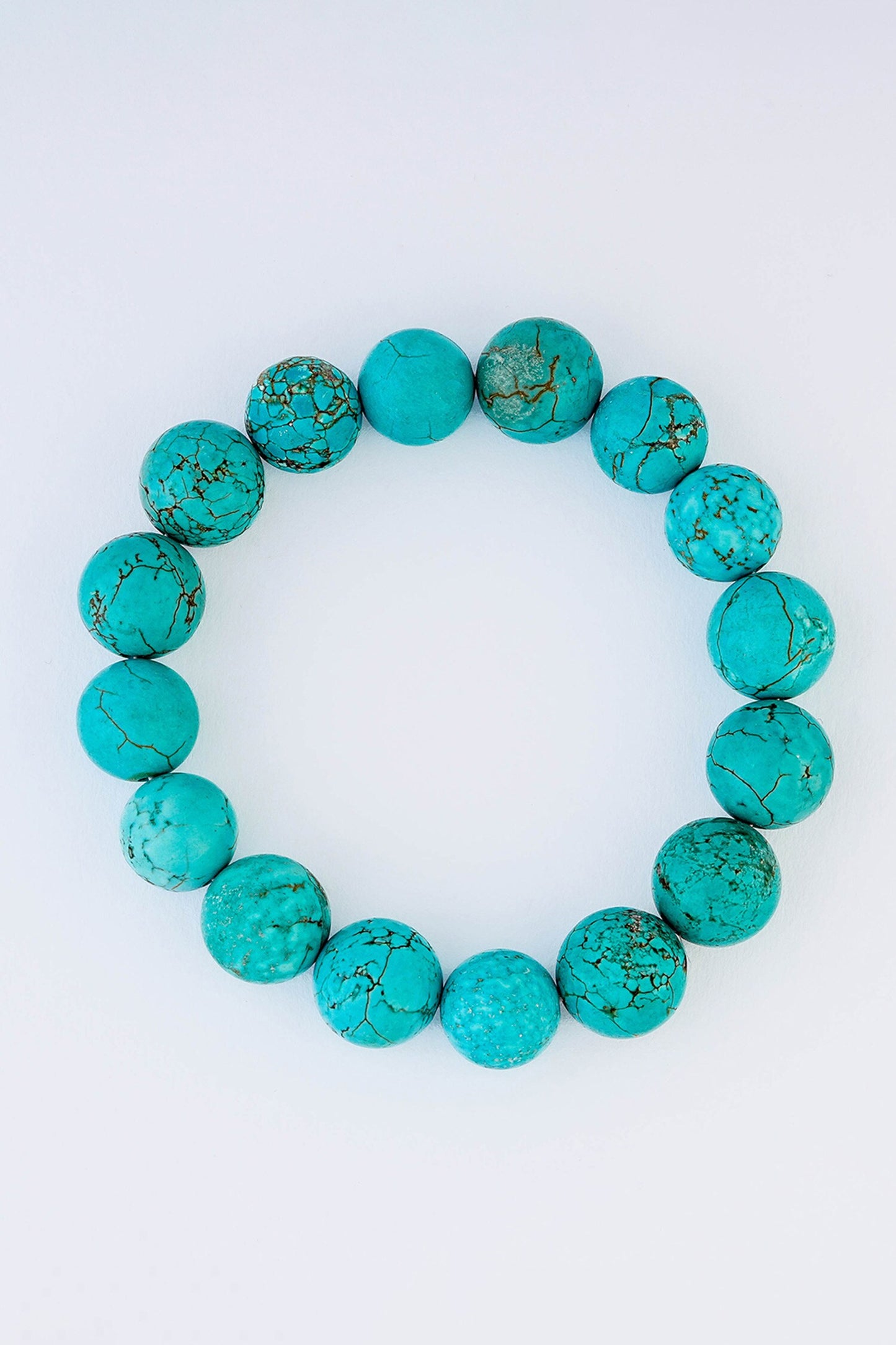 Turquoise Gemstone Beaded Bracelet