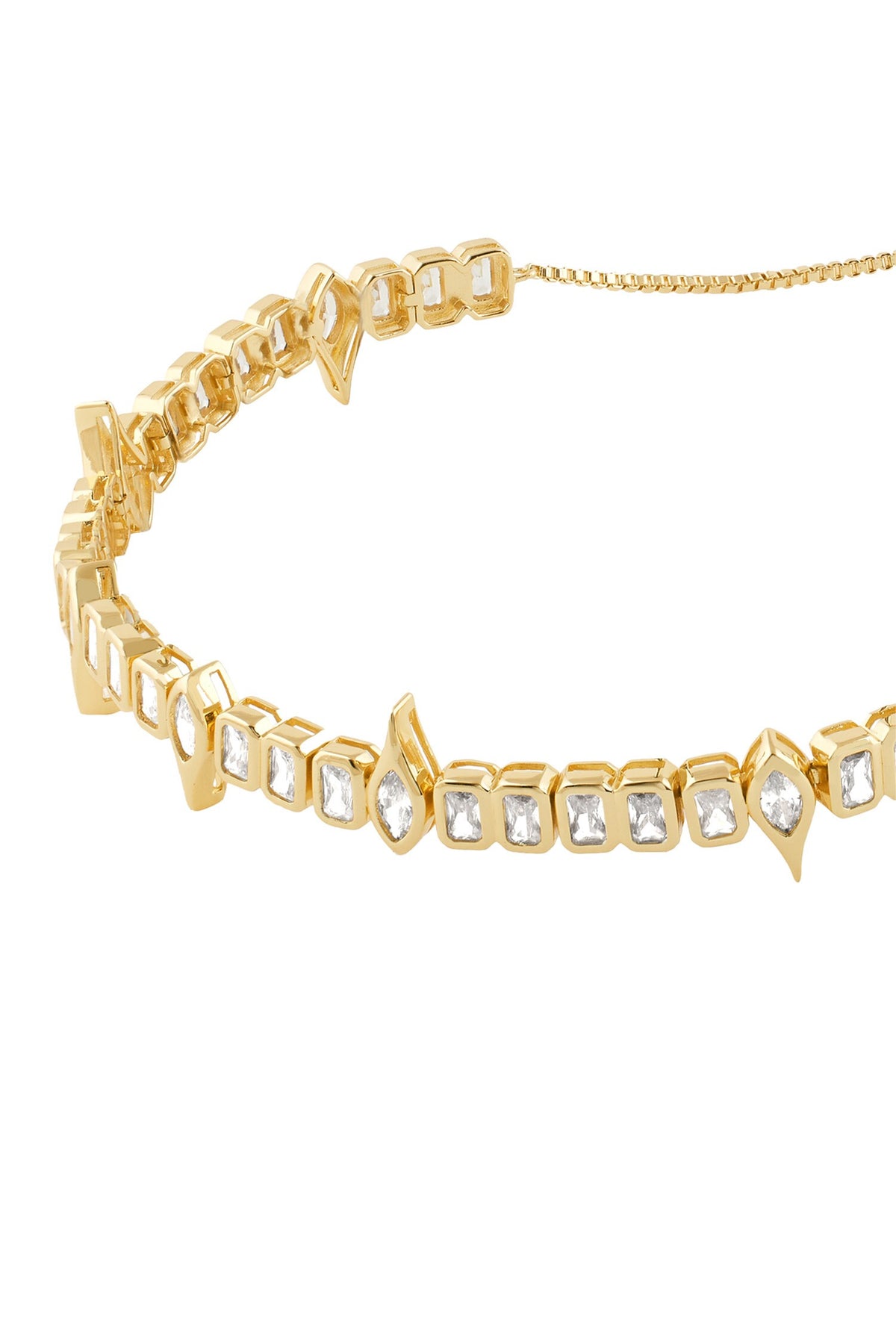 Crystal Stone Embellished Choker