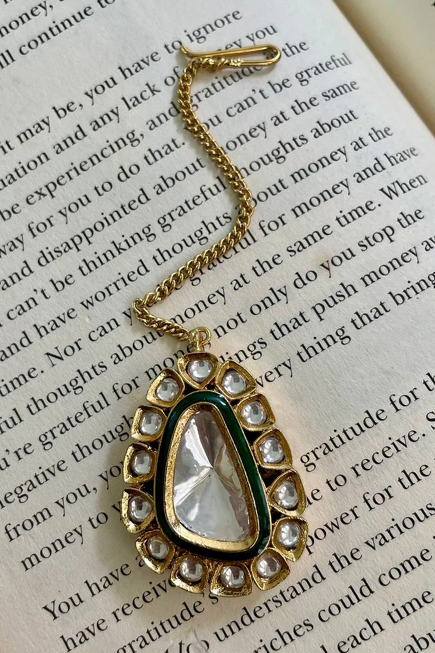 Ausa Polki Embellished Necklace Set
