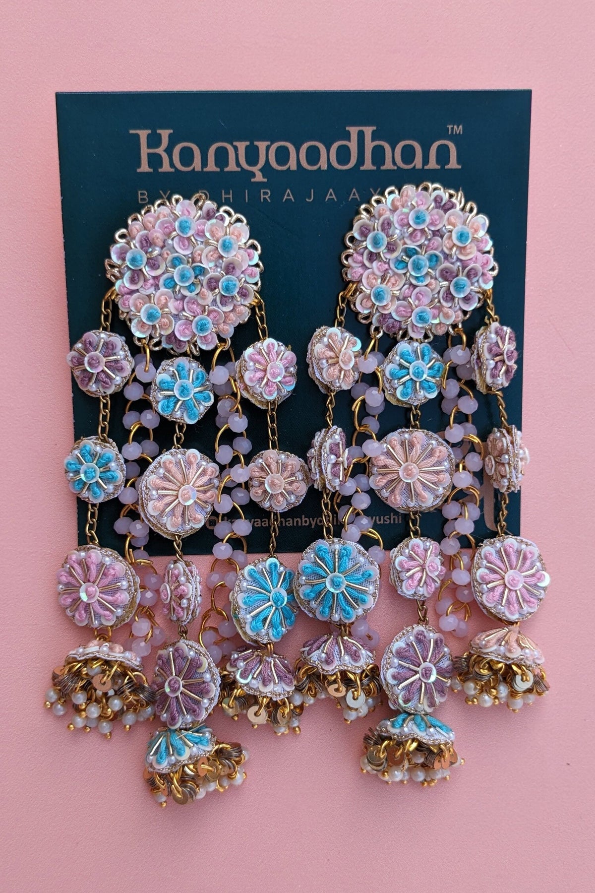 Floral Multicolor Designer Jewellery Set