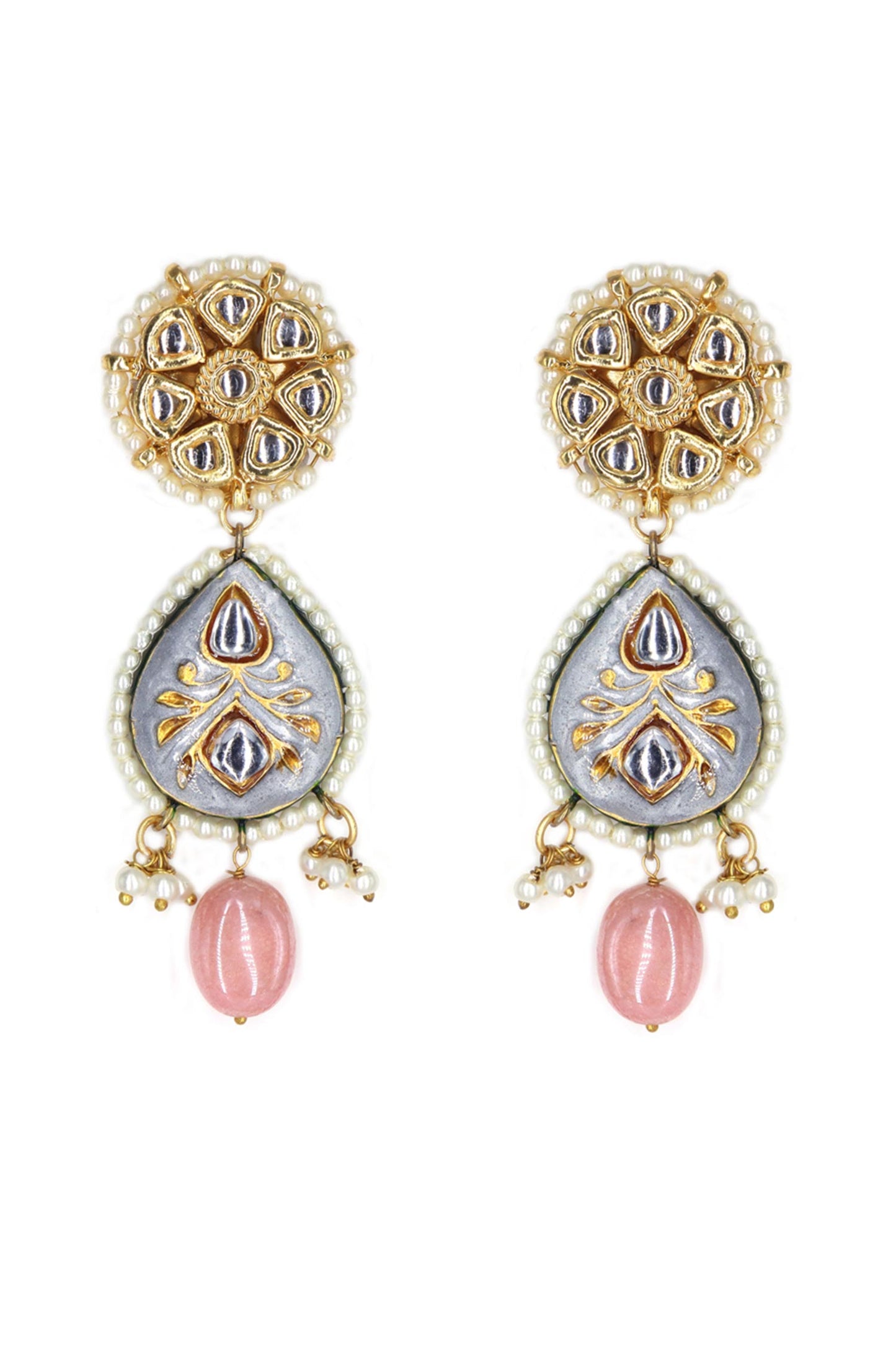 Stone Embellished Choker & Earring Set