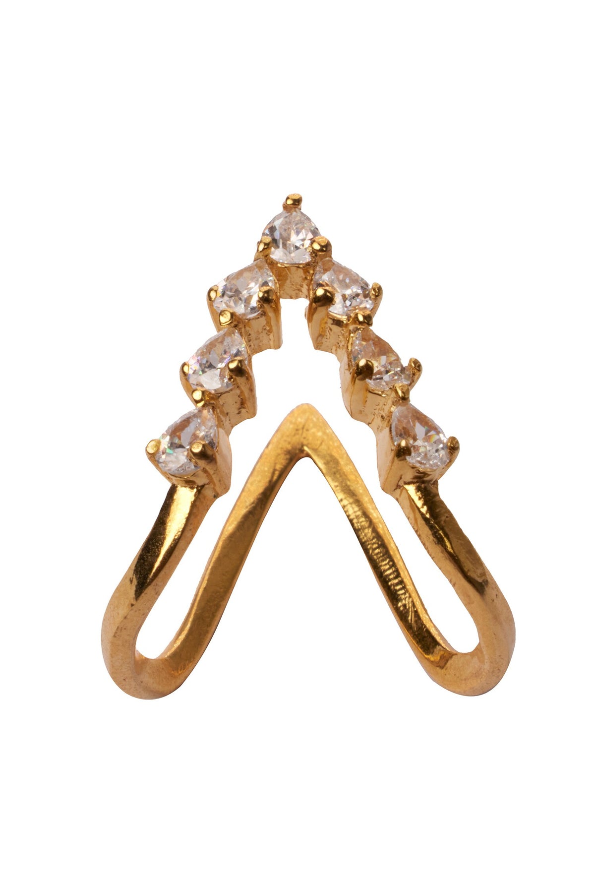 Cubic Zirconia Vanki Ring