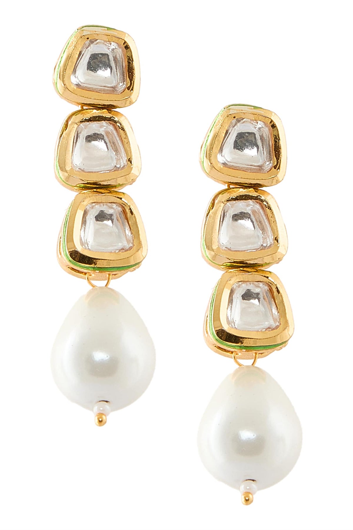 Polki Embellished Choker Necklace Set