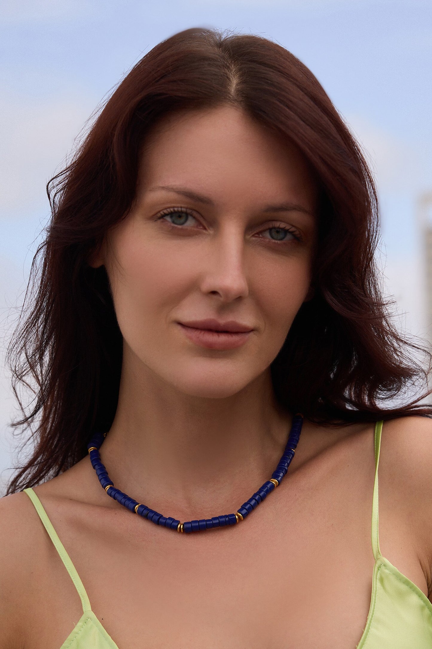 Bead Embellished Chain Necklace