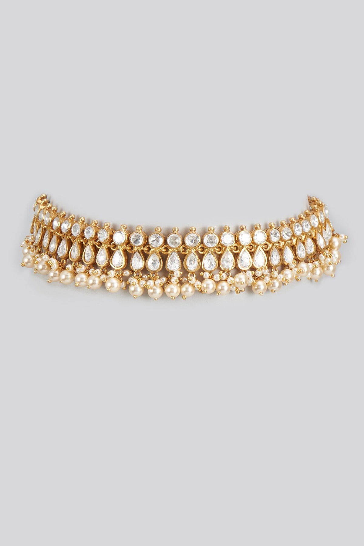 Moissanite & Pearl Choker