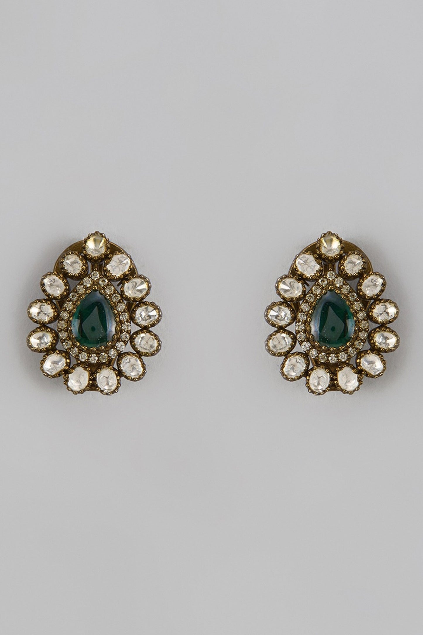 Victorian Moissanite Embellished Studs
