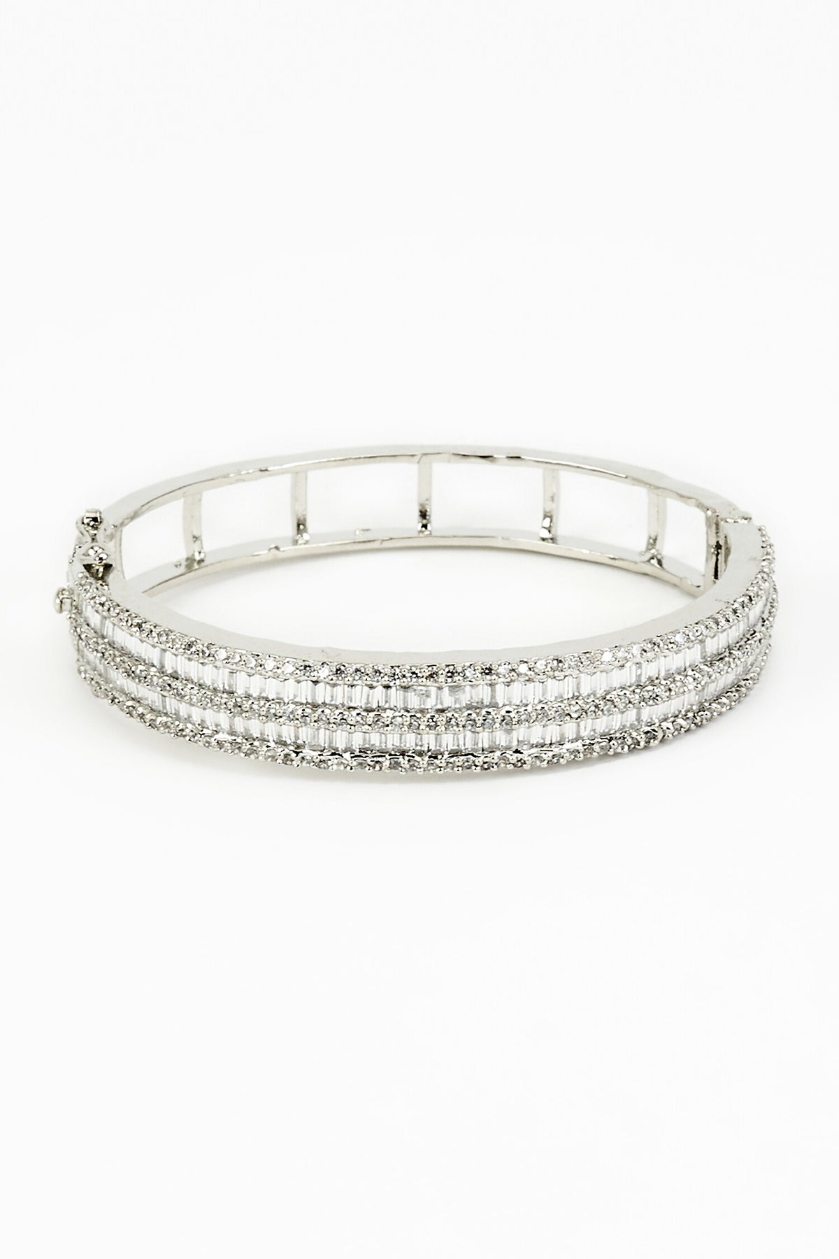 Zia Zircon Embellished Kada Bangle