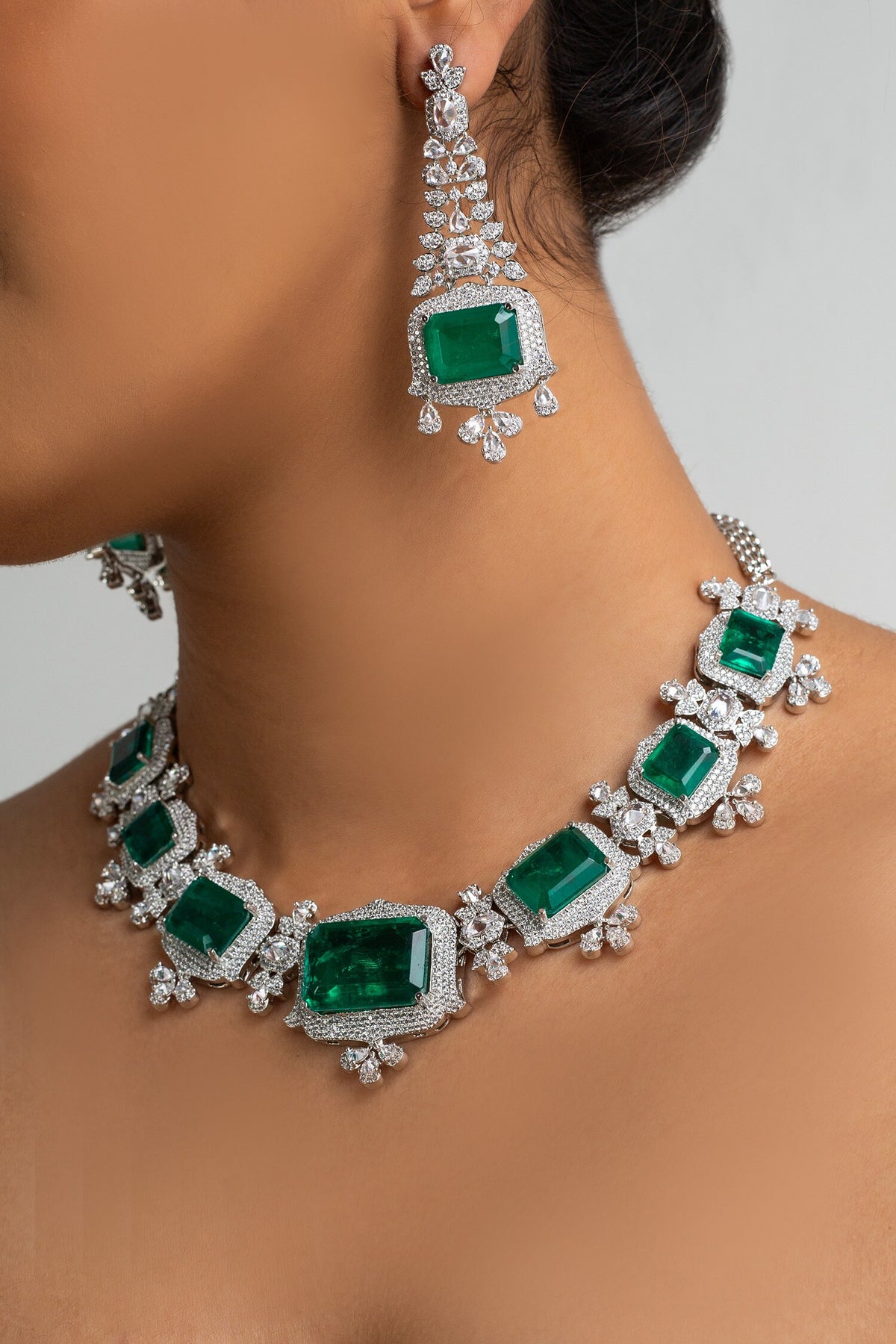 Designer Stone Embellished Necklace Set