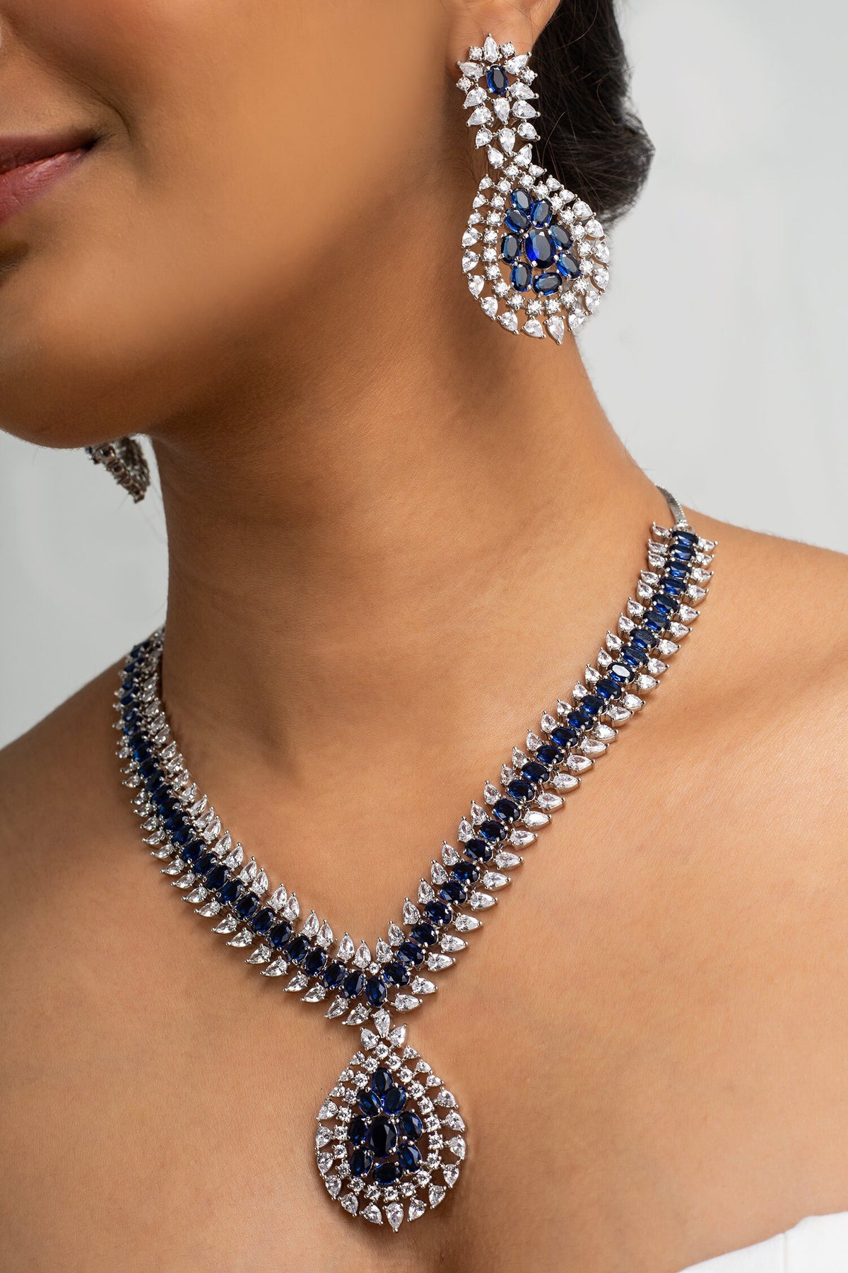 Designer Stone Studded Necklace Set