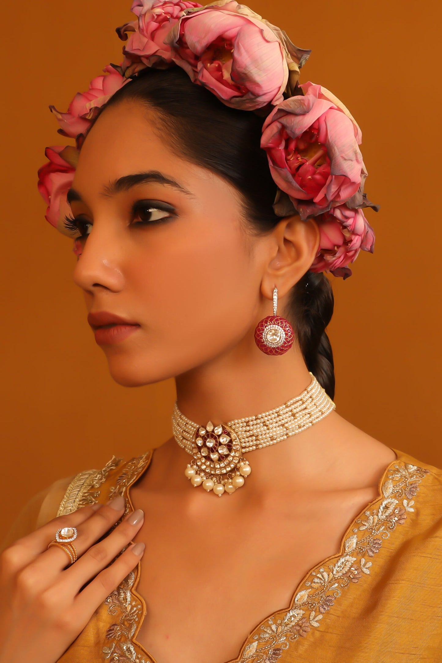 Marquise Polki Ring