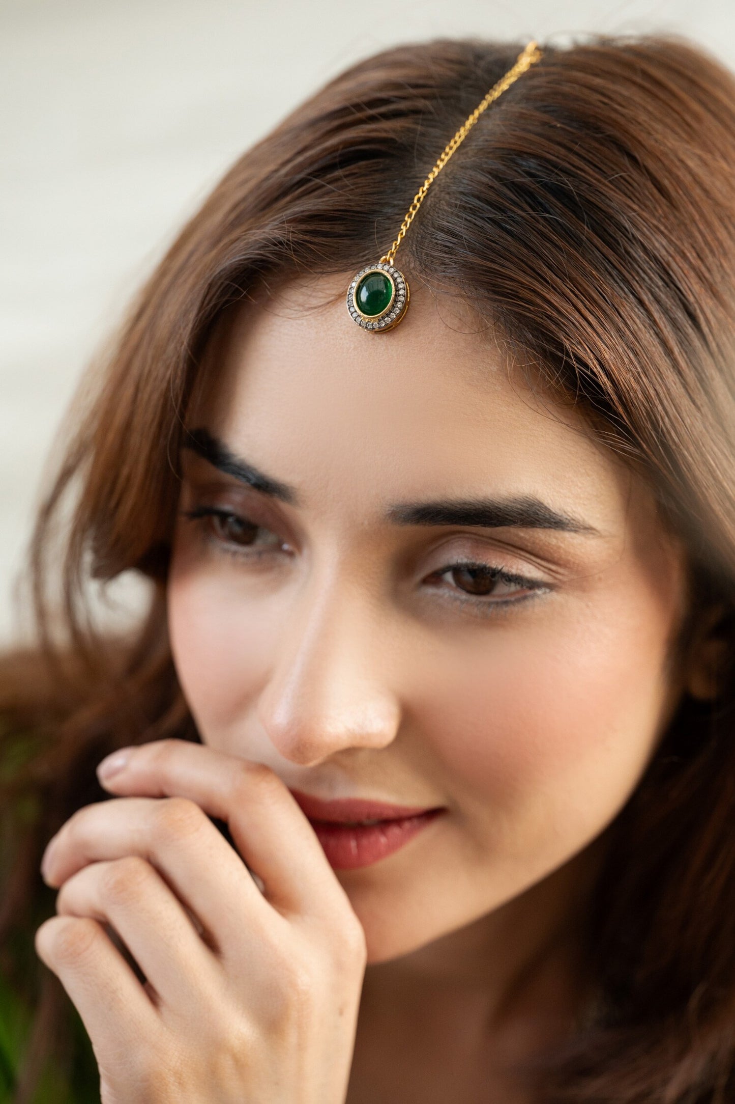 Green Stone Maangtikka