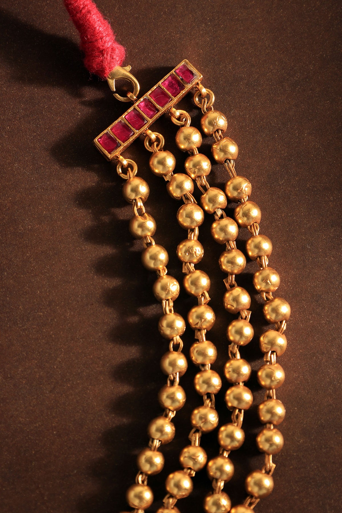 Gold Temple Choker Necklace