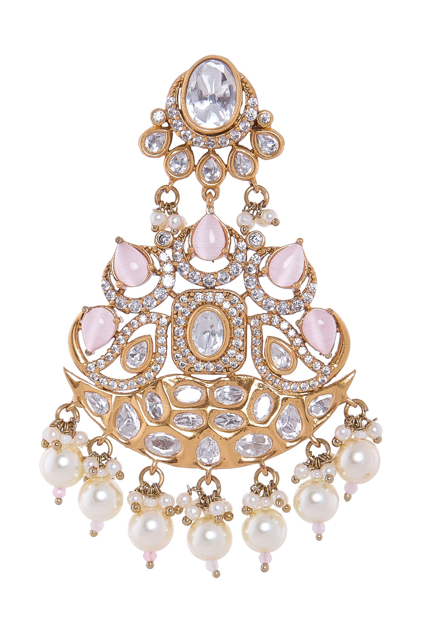 Light Pink Pearl Drop Earrings