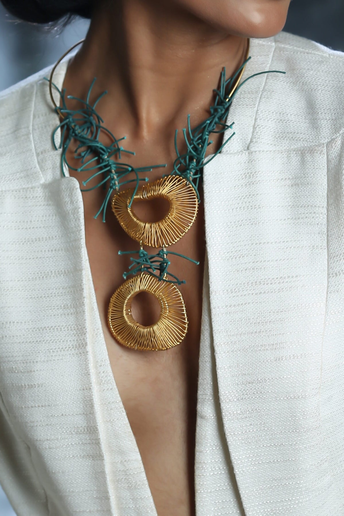 Contemporary Brass Neck Piece
