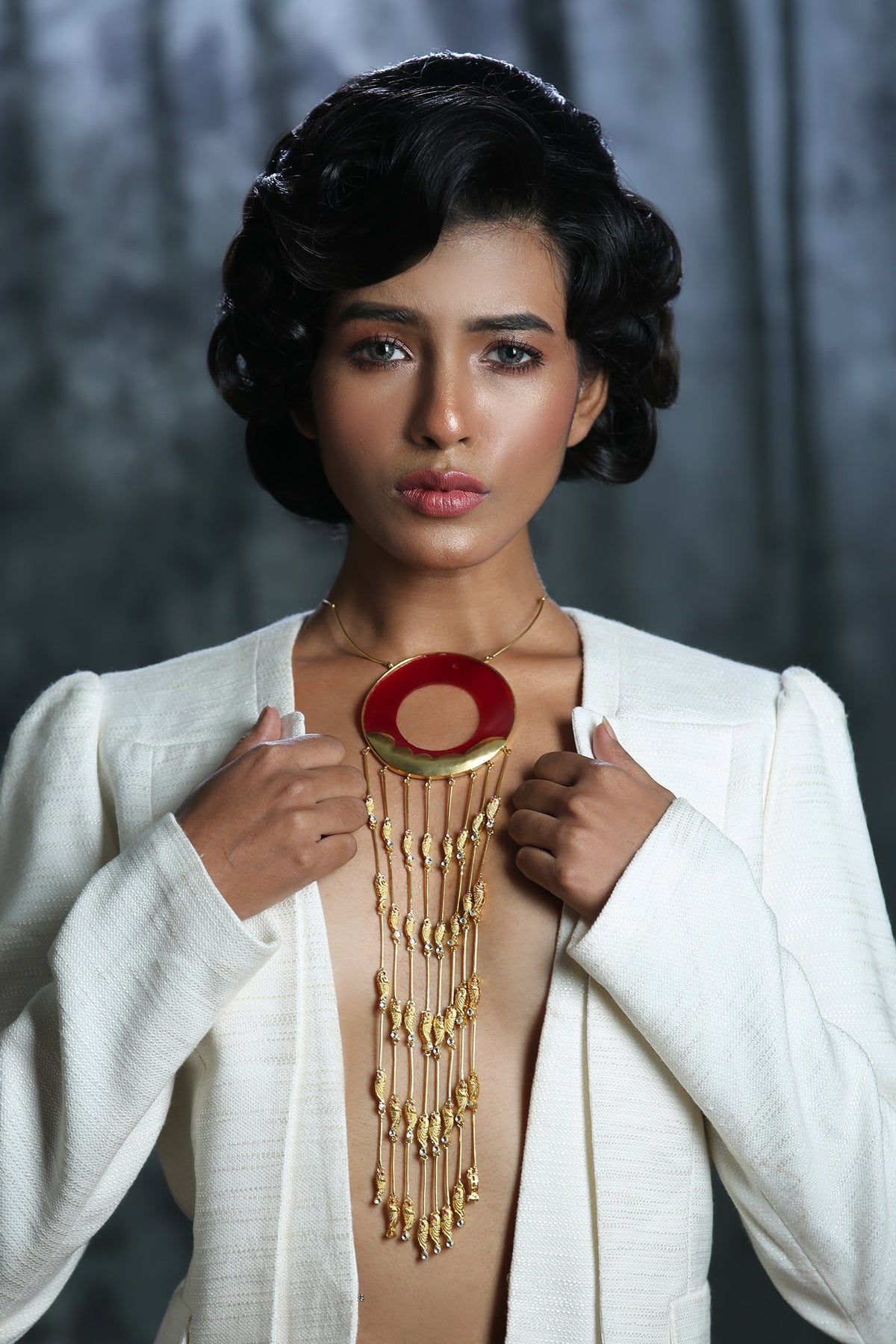 Contemporary Long Necklace