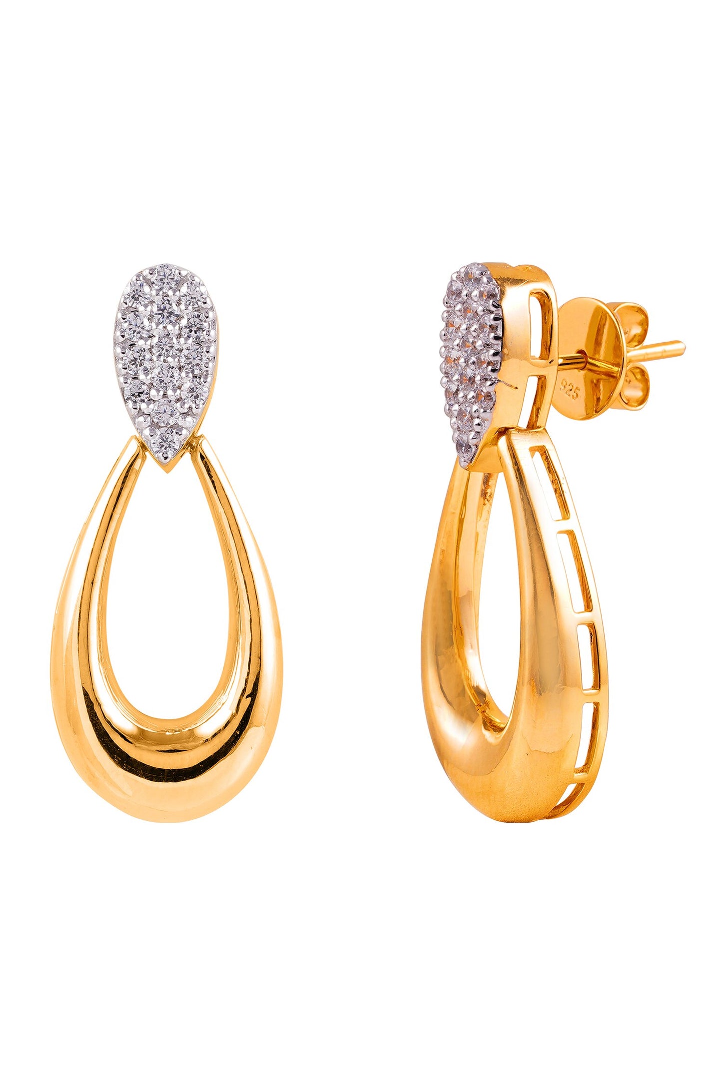 Zorina Medium Dome Earrings