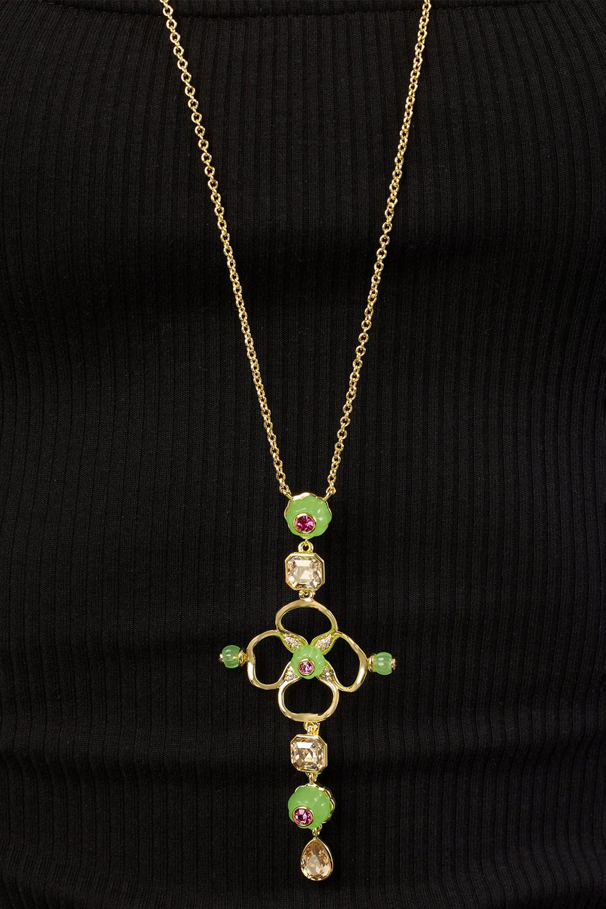 Rosé Garden Pendant Necklace