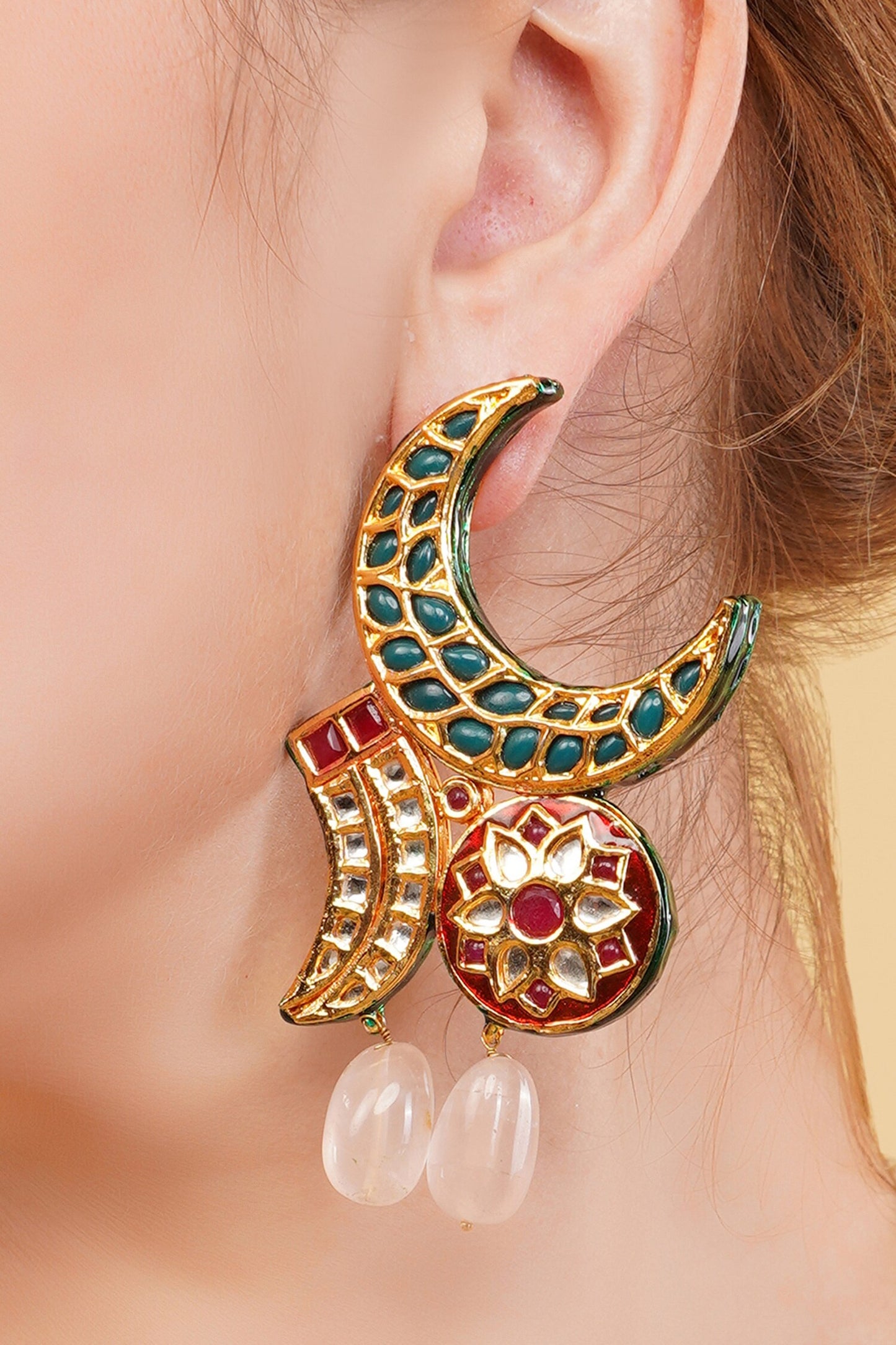 Harit Gold-Plated Drop Earrings