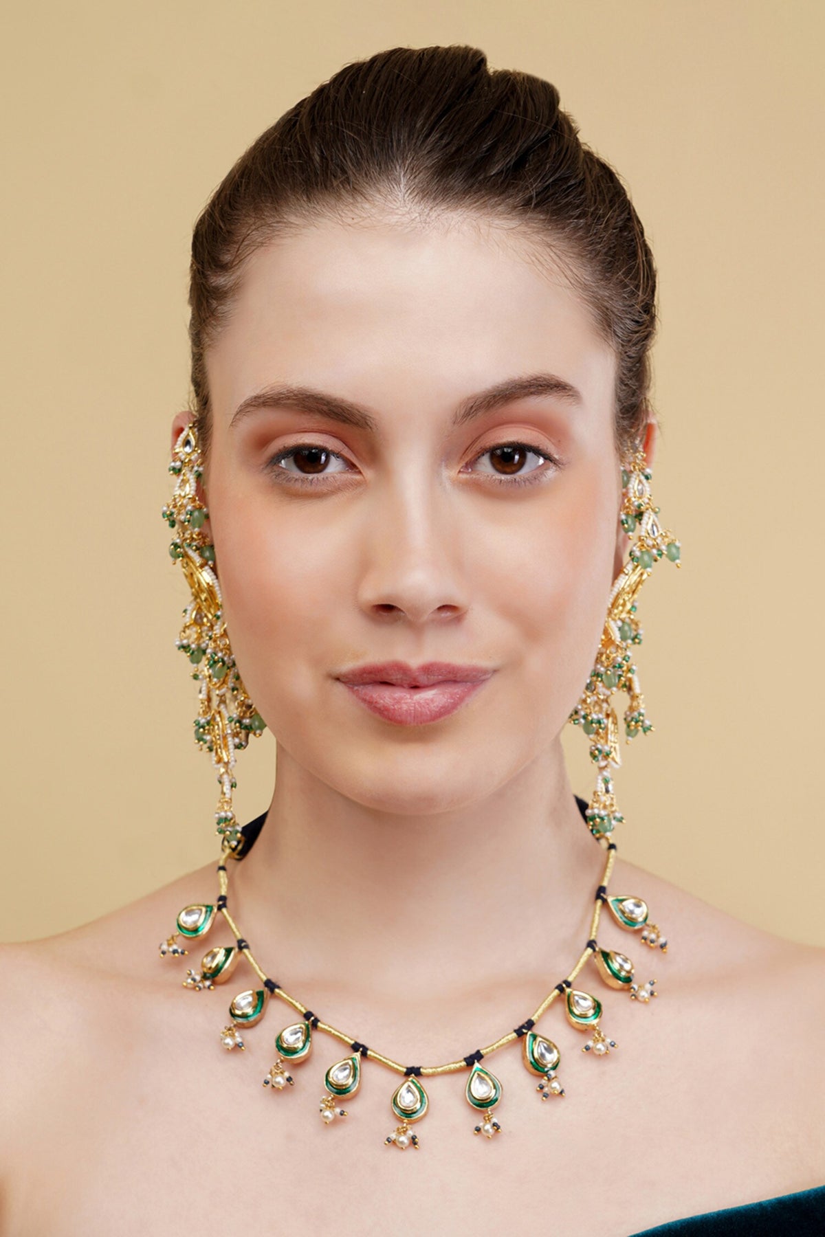 Rang-e-Bahar Gold-Plated Choker Necklace