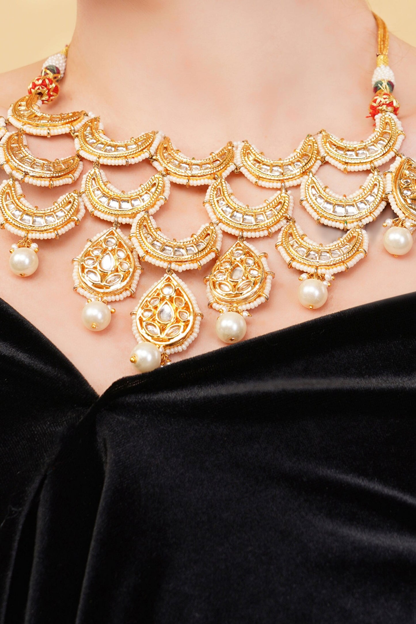 Gold-Plated Designer Necklace