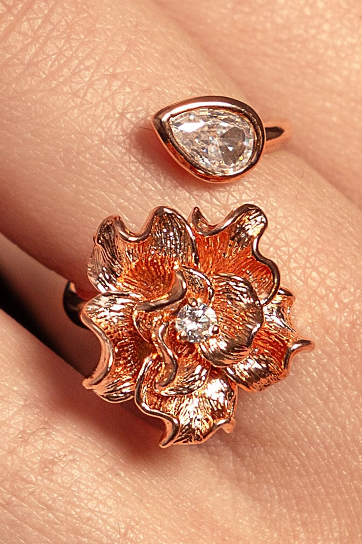 Designer Luvlush Rose Ring