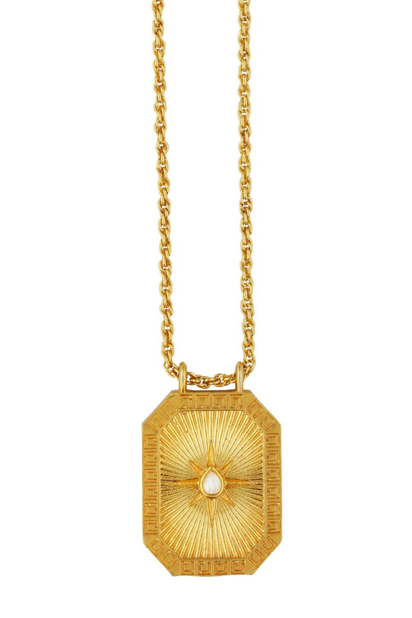 Gemini Zodiac Tablet Necklace
