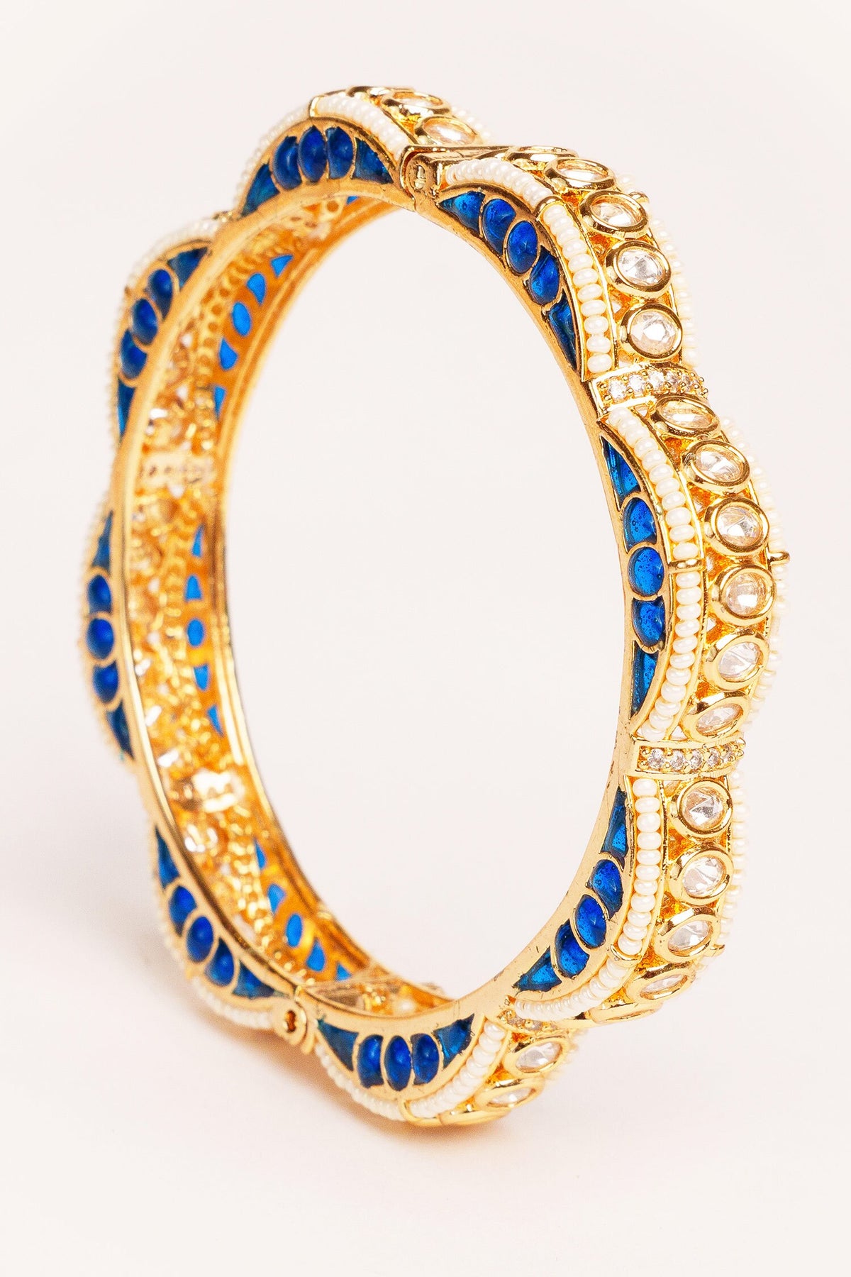 Designer Kundan Polki Bangles