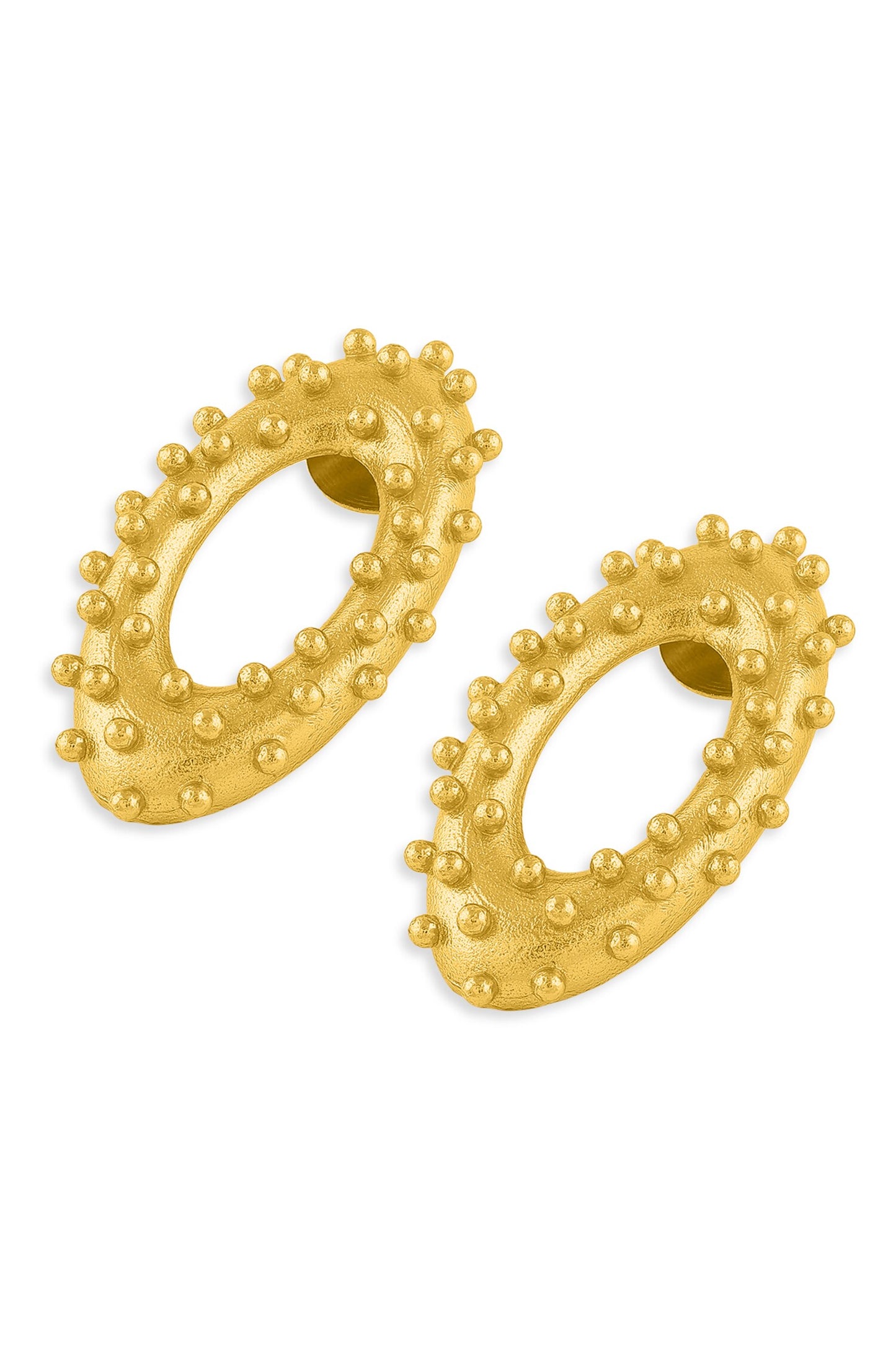 Vine Oval Studs