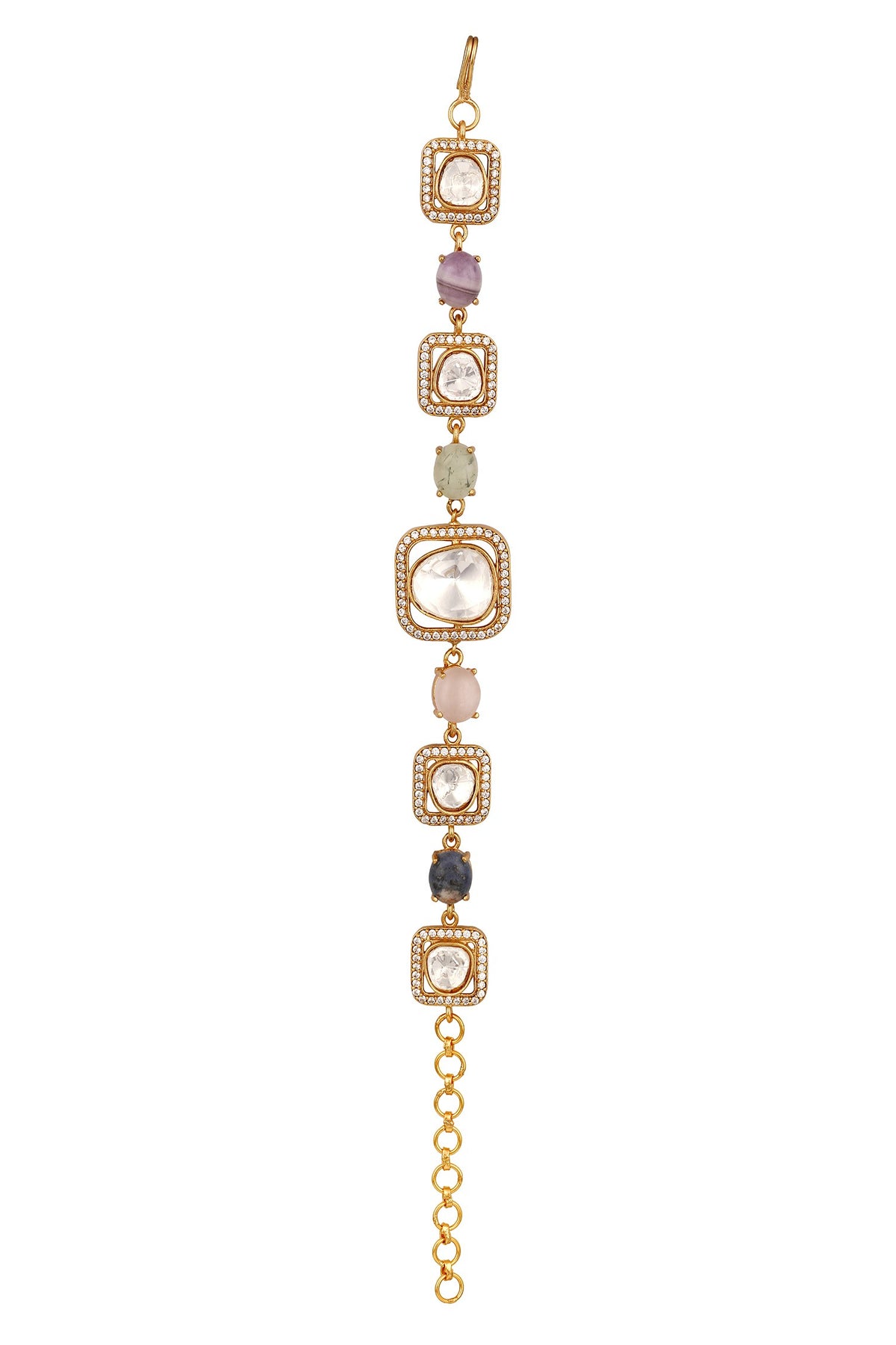 Multi Stone Adjustable Bracelet