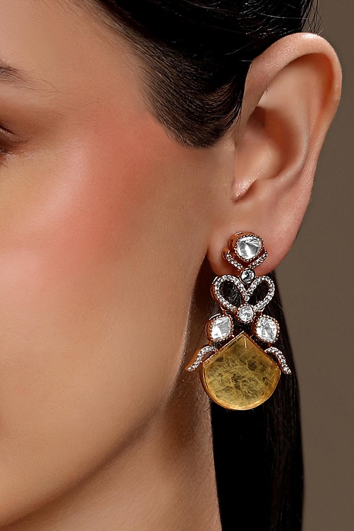 Gold Plated Designer Necklace & Earring Set