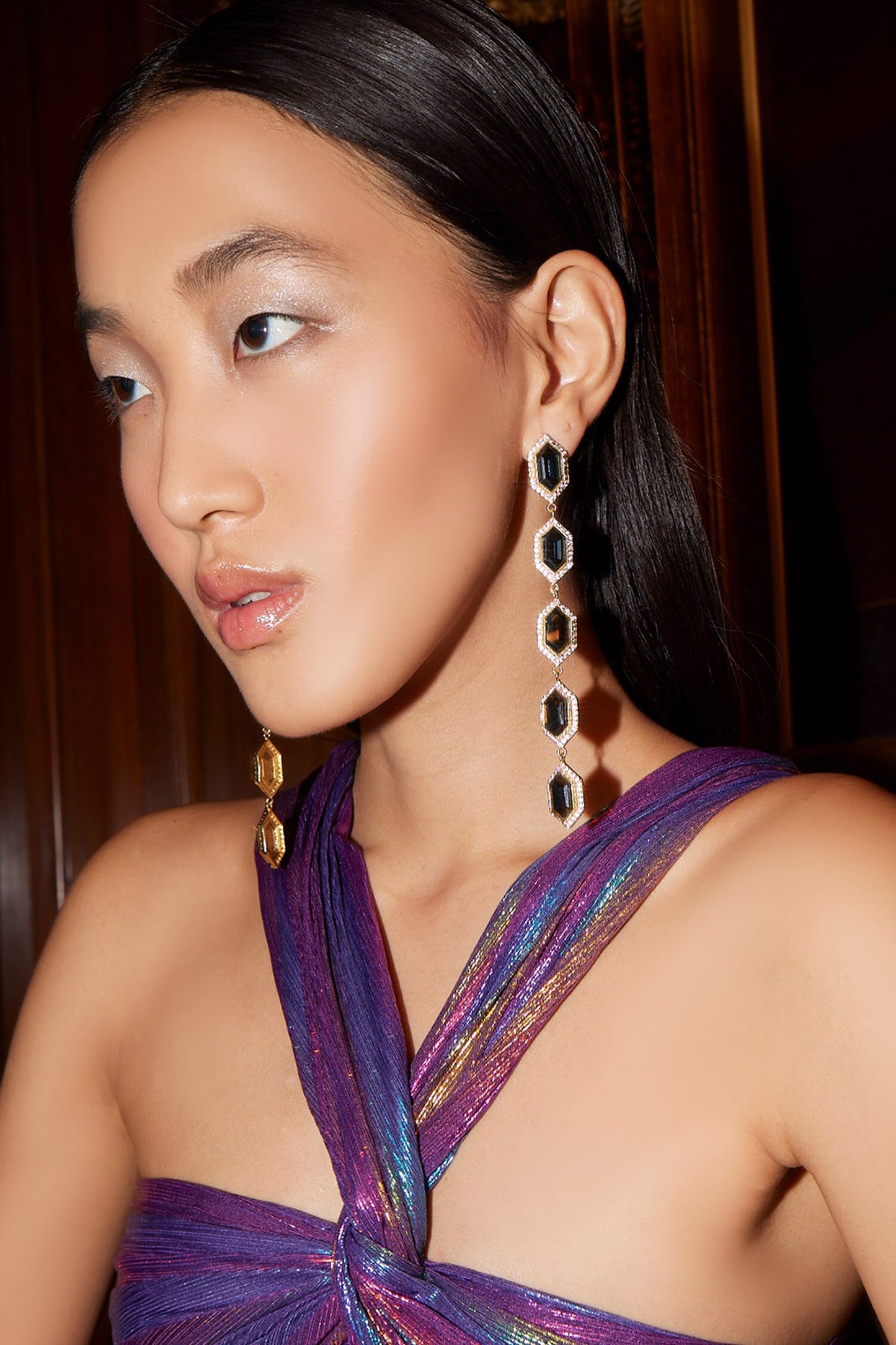 Cavi Danglers with Sapphire Crystals