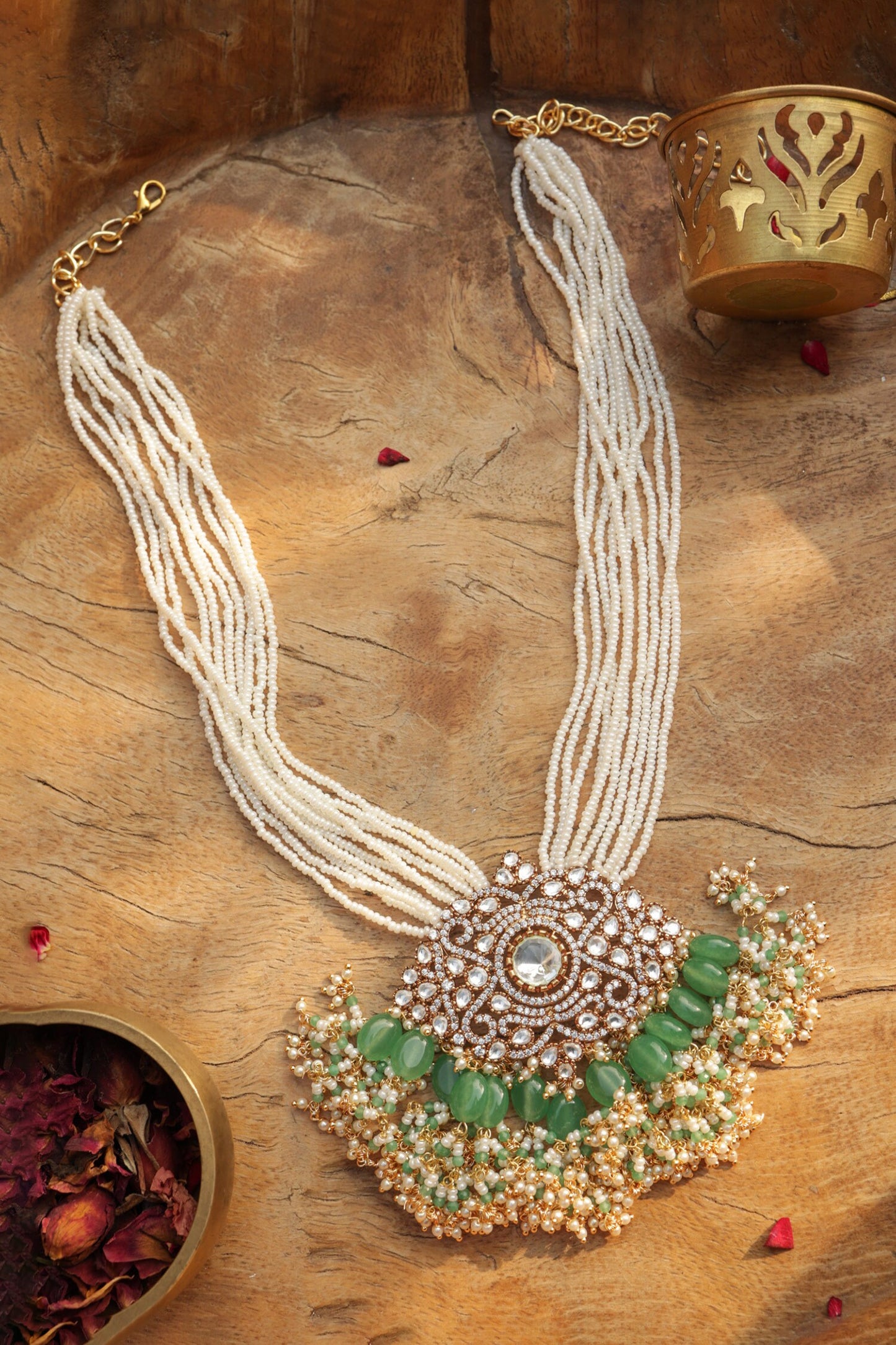 Mint Polki Necklace