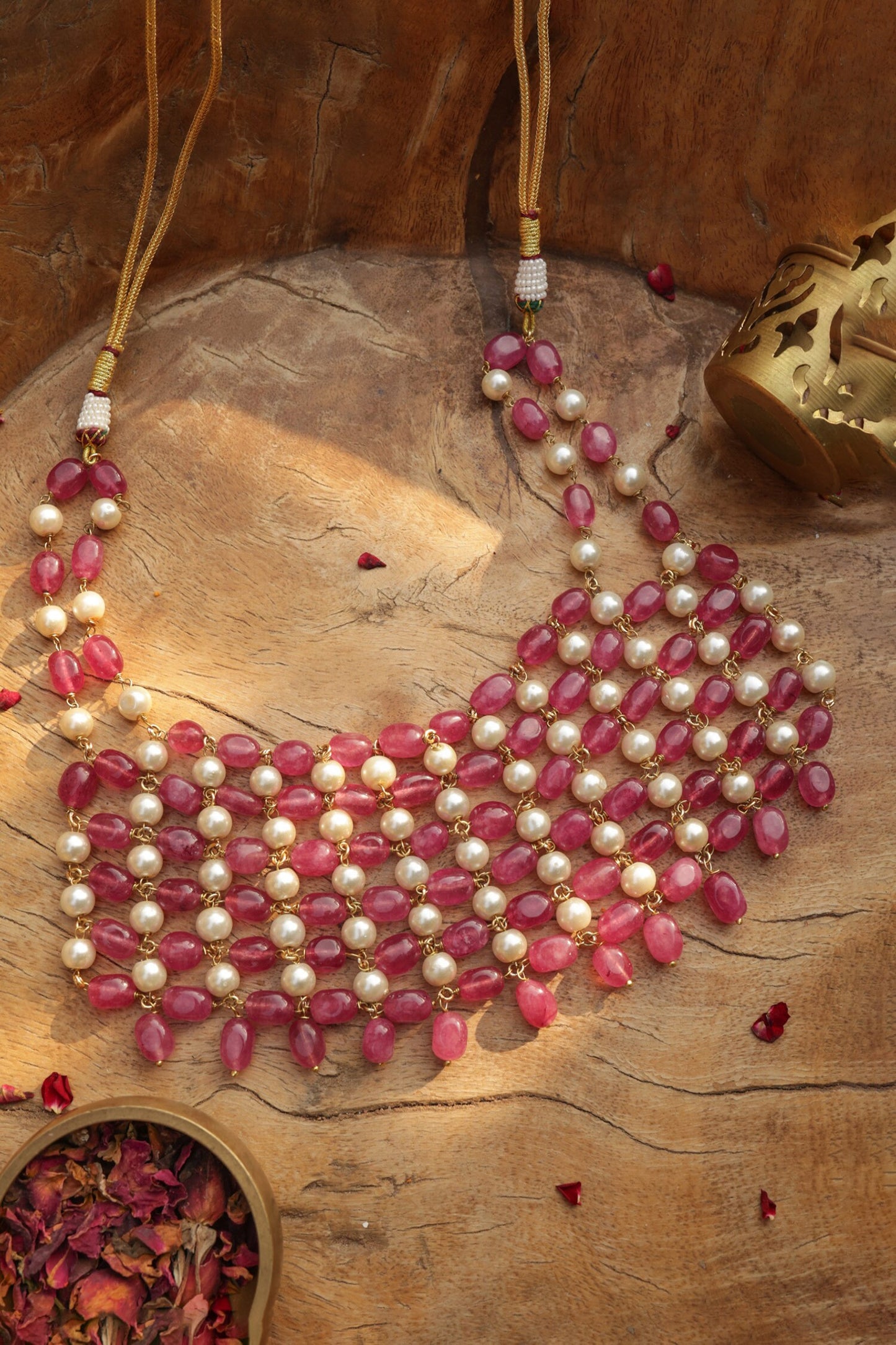 Designer Pink Necklace