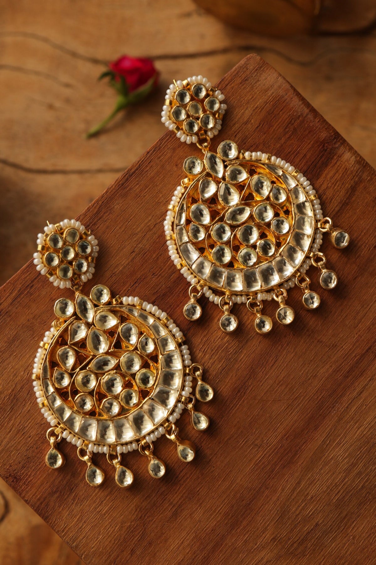 Designer Kundan Earrings