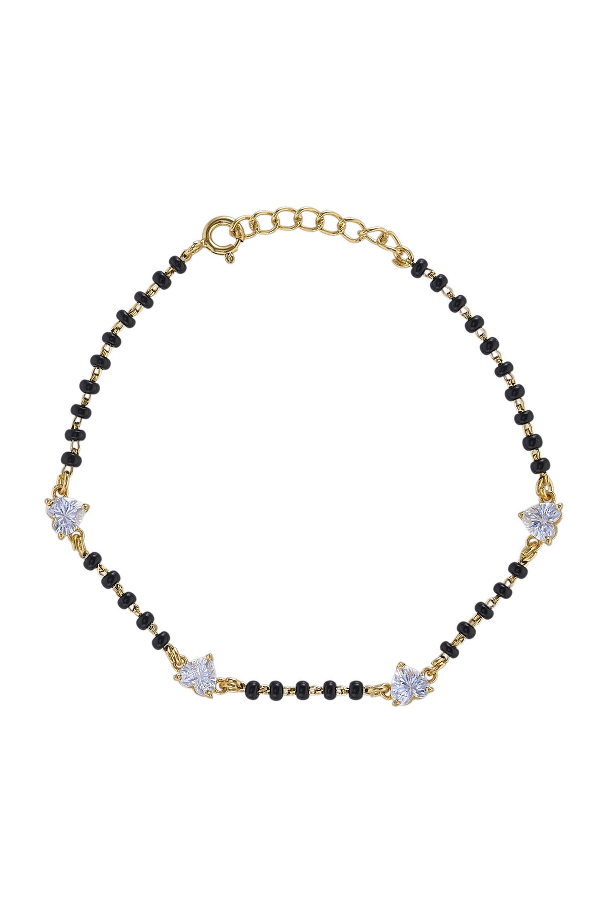 925 Silver Heart Hand Mangalsutra
