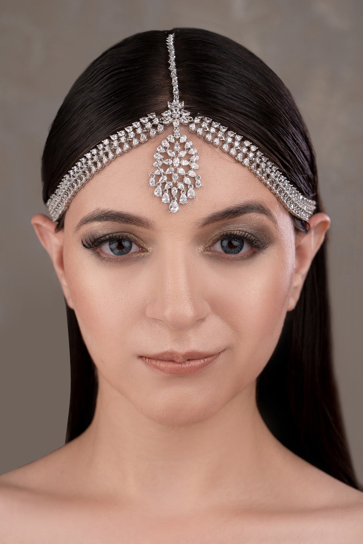 Designer Silver Matha Patti