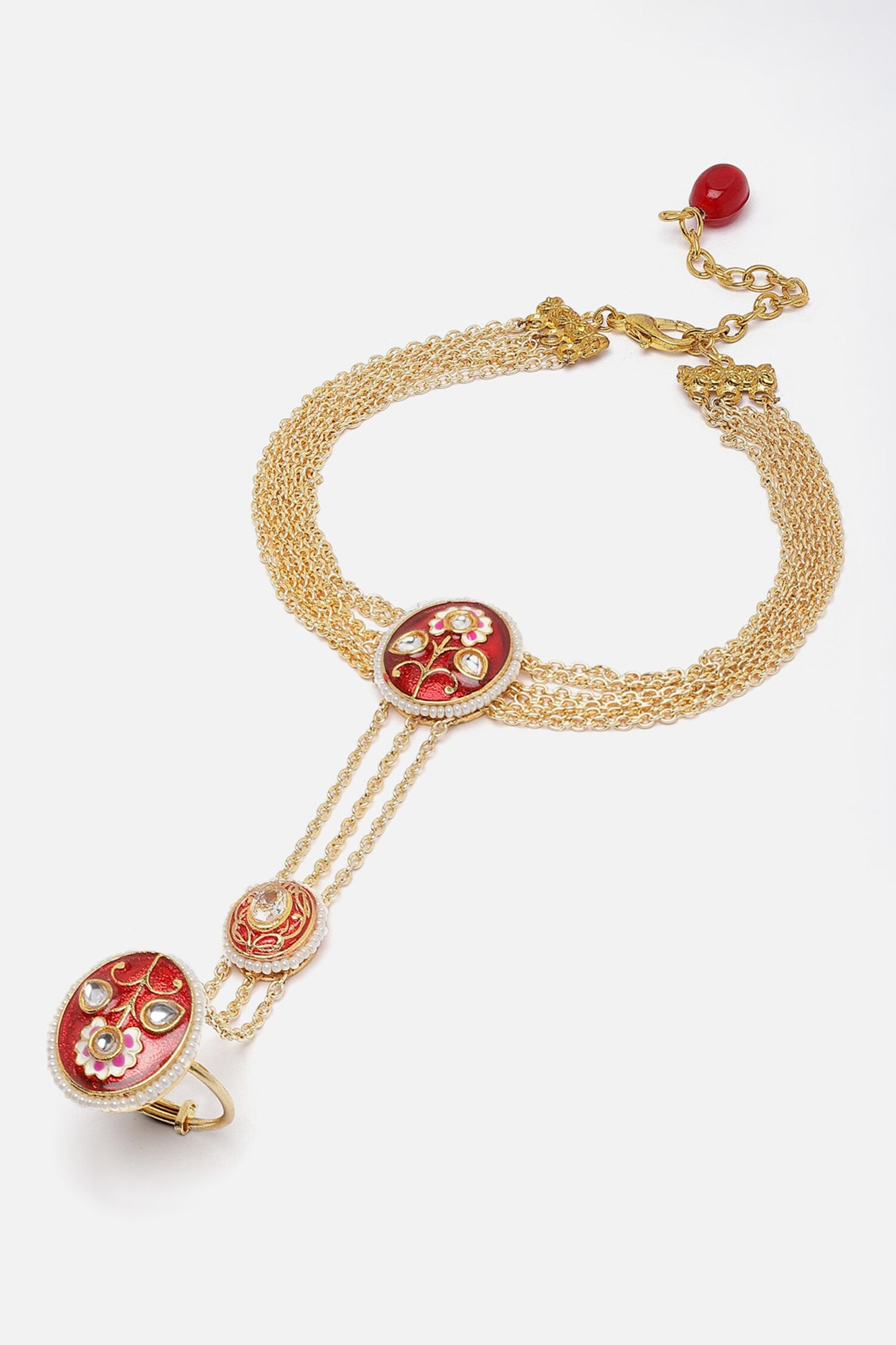 Gold-Plated Lava Luster Hathphool