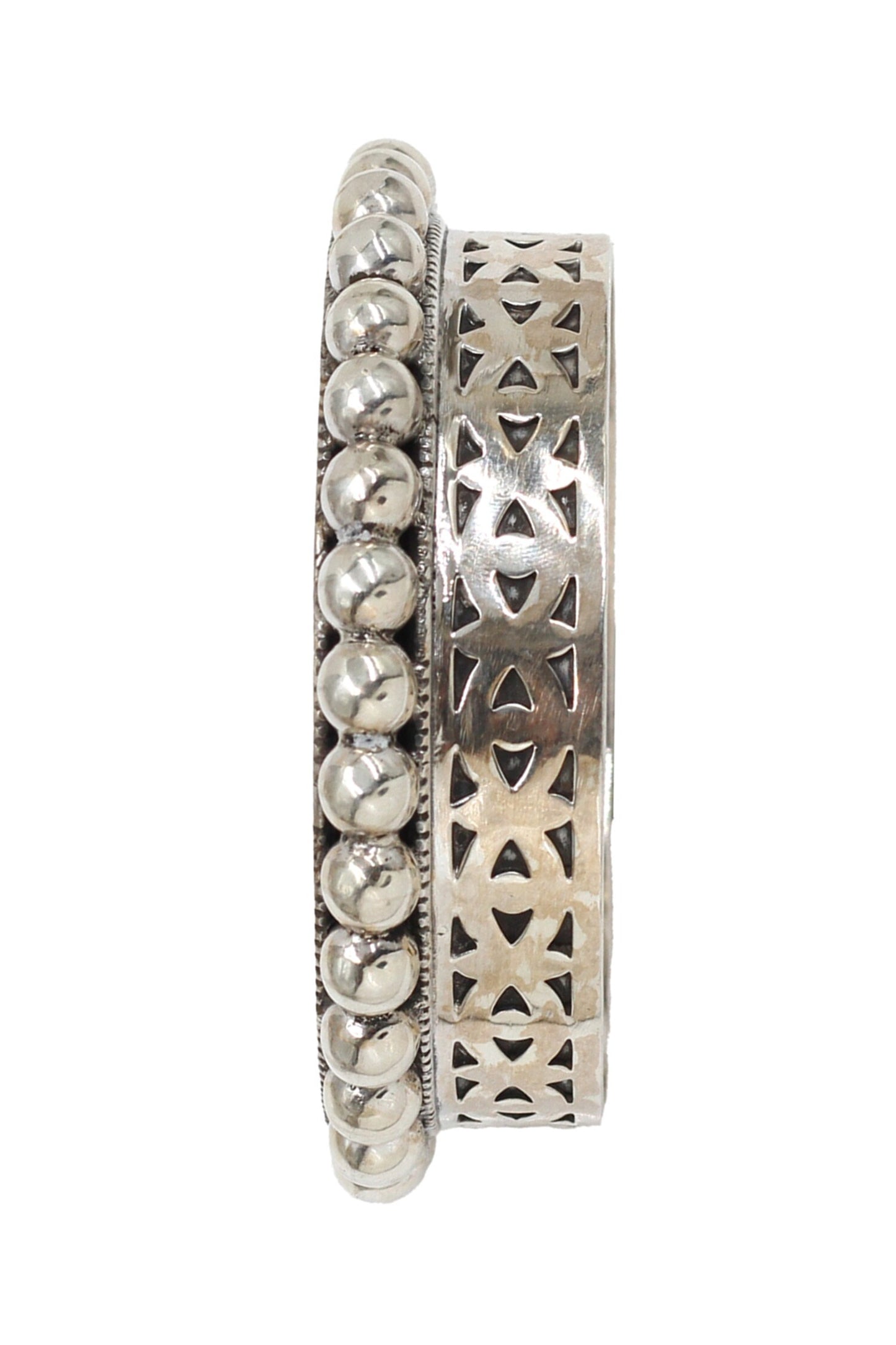 Designer Silver Handcrafted Bangle