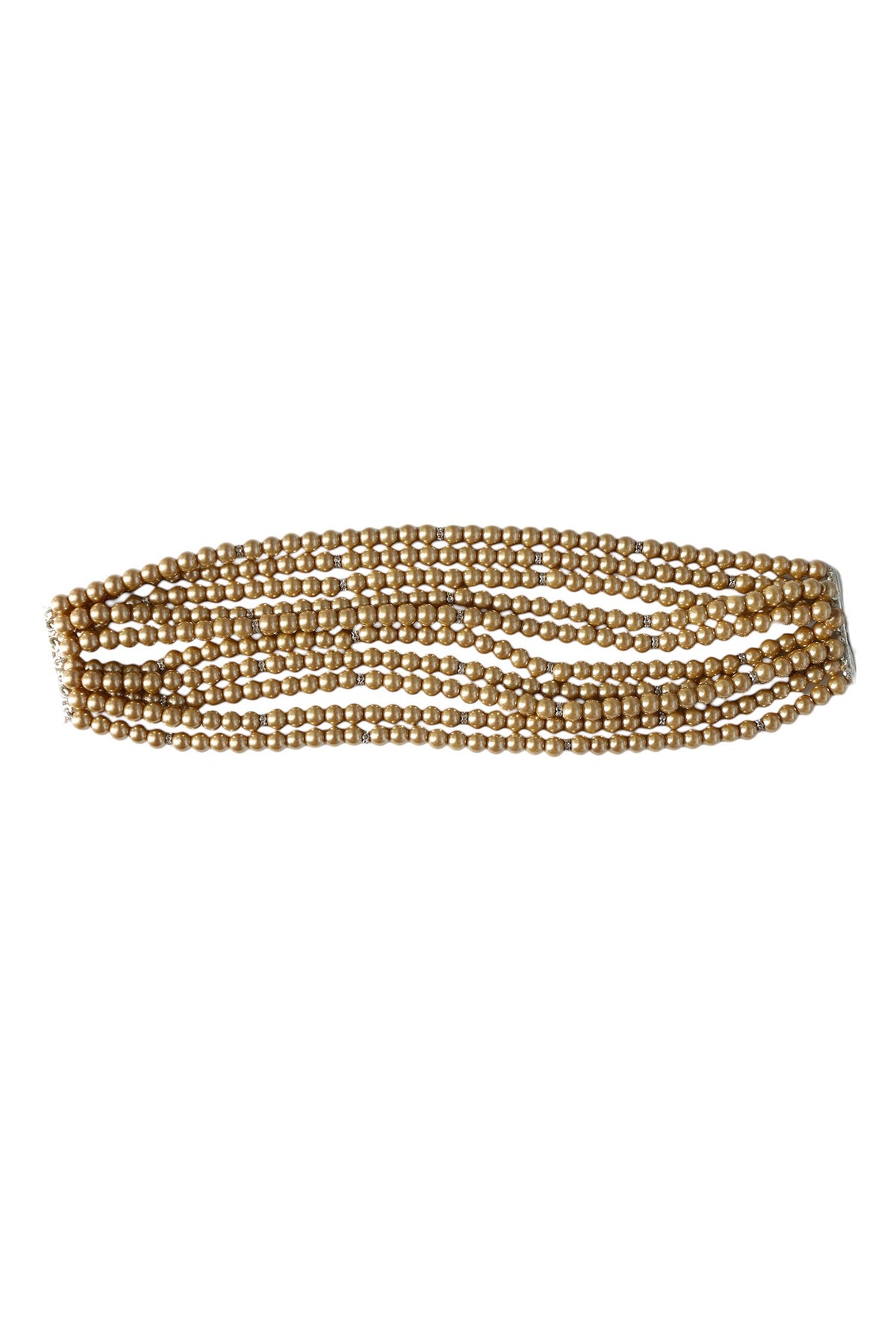 Brown Glass Pearl Necklace