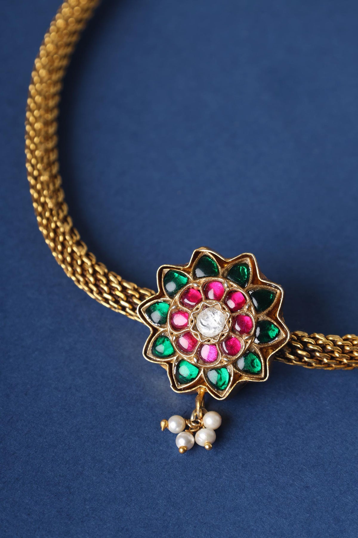 Kundan Temple Choker