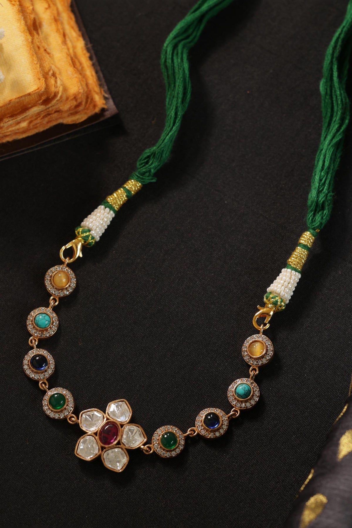 Navrattan Choker Necklace