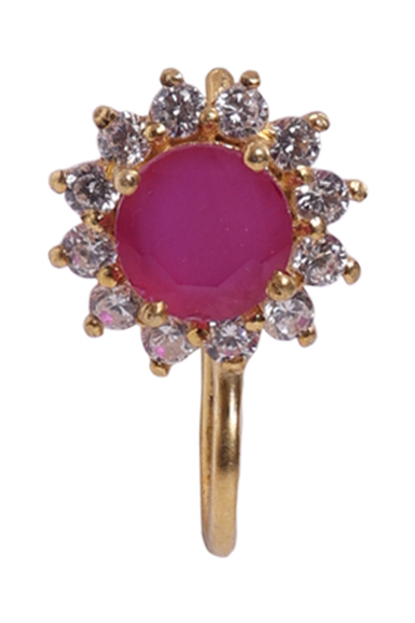 925 Silver Pink Nosepin