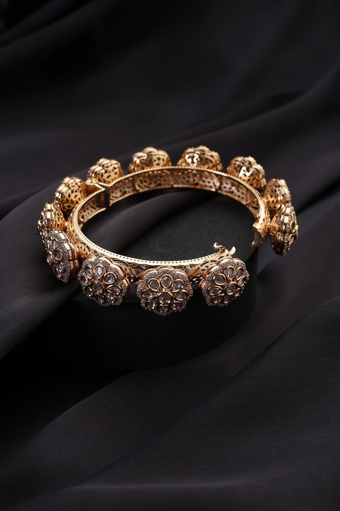 Rose Gold Polki Kada