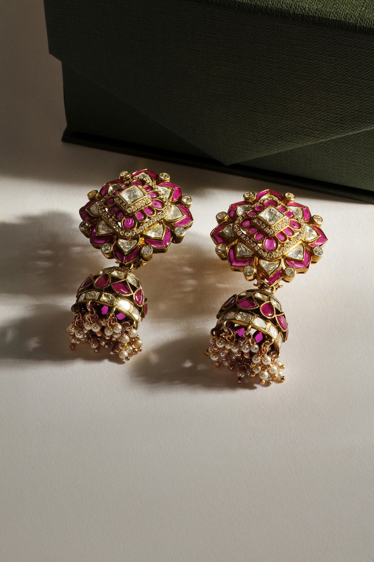 Arjumand Zirconia Embellished Jhumkas