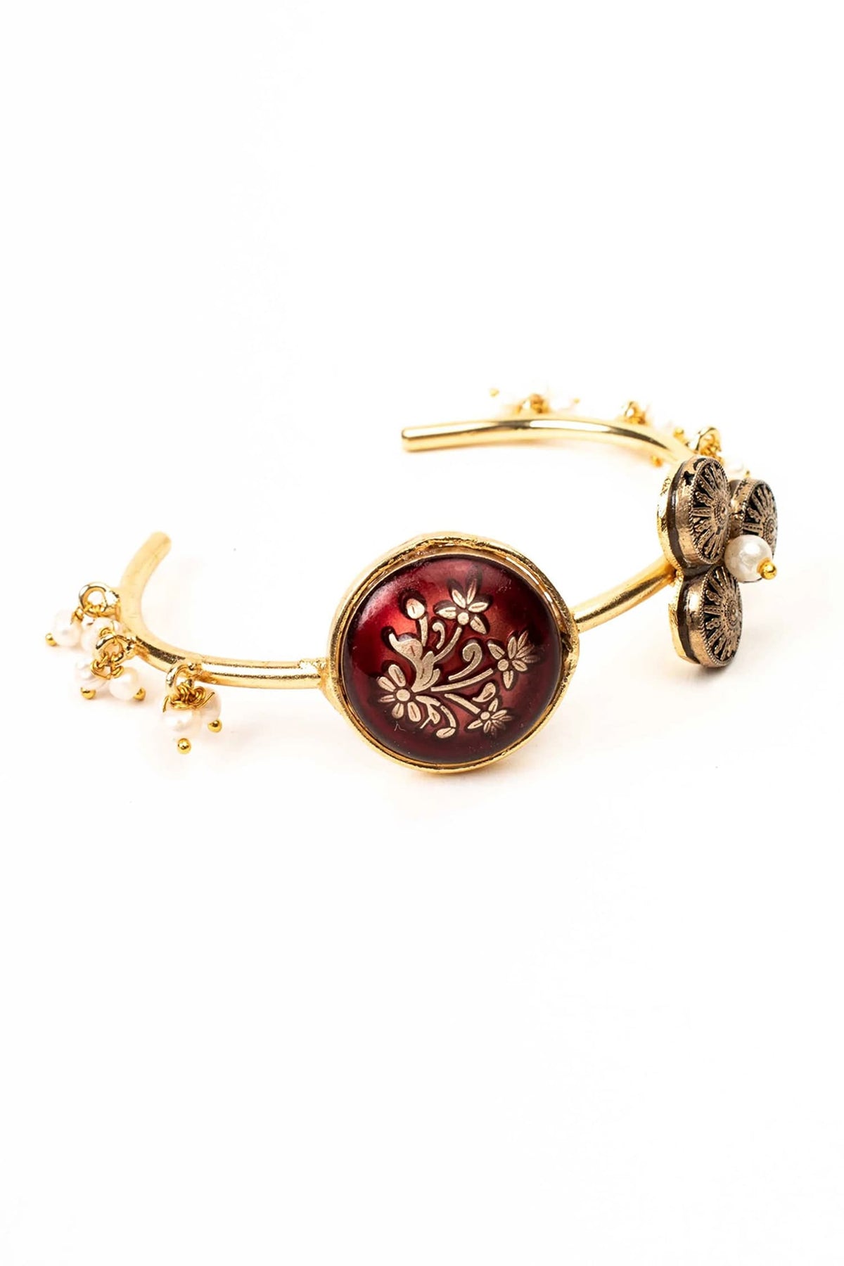 Antique Hasdi Floral Motif Bracelet