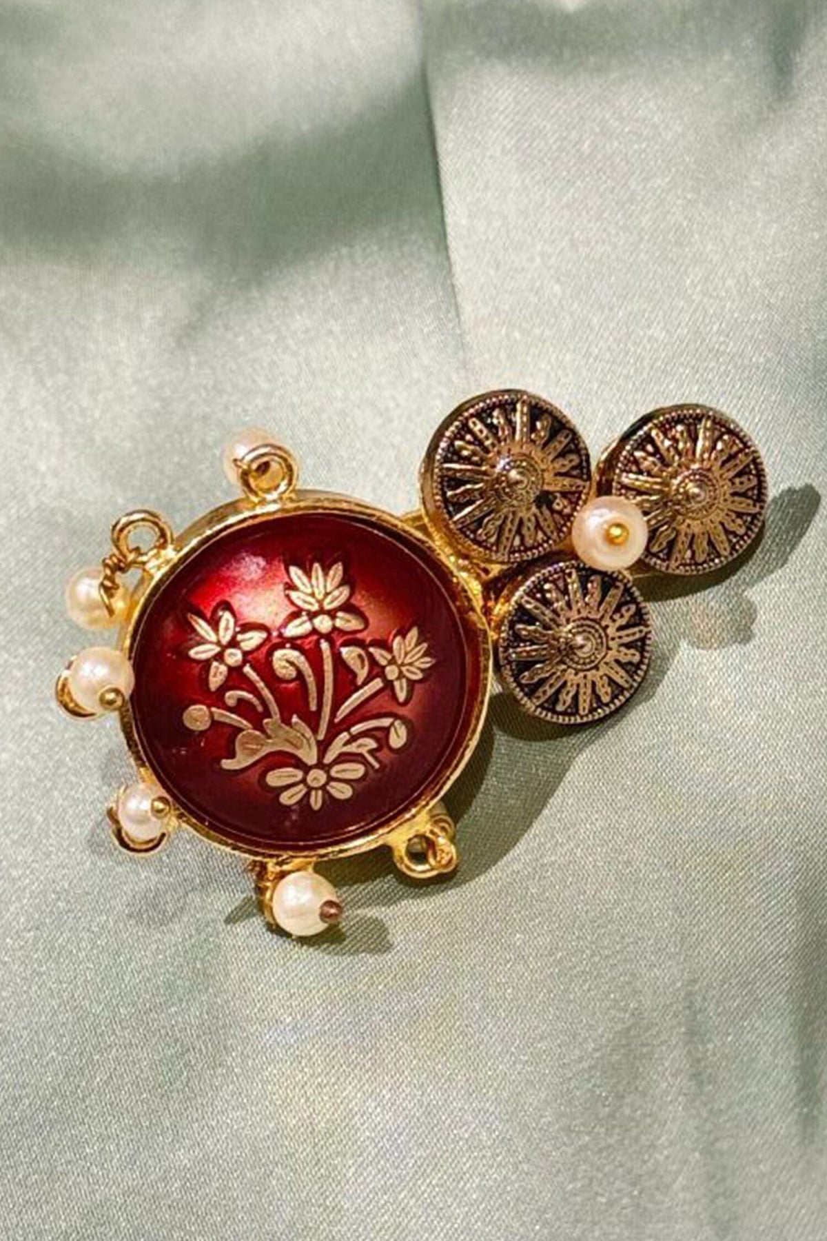 Antique Hasdi Floral Motif Ring